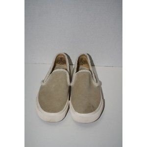 Roxy 6.5 Leather Pepperdine Sherpa Slip on Loafer Shoes